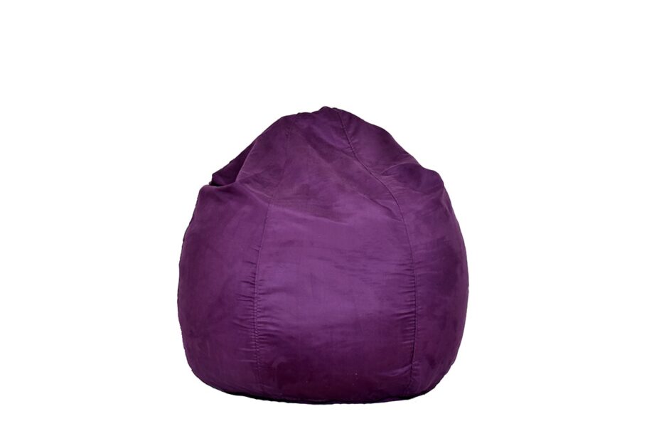 Purple Suede Bean Bag