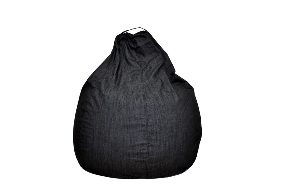 Black Denim Bean Bag