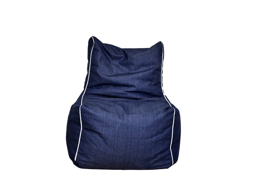 Blue Denim Bean Bag Chair
