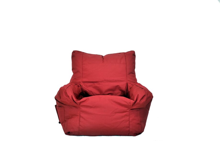 Red PVC Coated Arm Chair